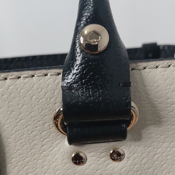 kate spade Two-Tone Black and Cream Tote - Picture 3 of 9